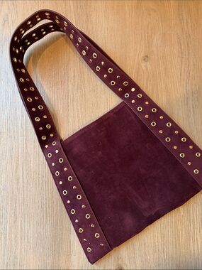 Bronze Snake Charlotte Bag Wine